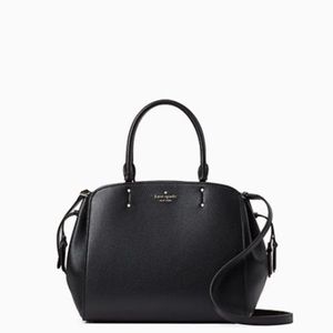 NWT Kate Spade Black Leather Tegan Satchel
